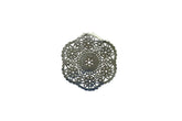 4.5 In. Round Silver Foil Doilies | 20 Count